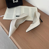 Pointed Toe Pumps Street Style High Heels Women Sexy Banquet Party Shoes for Women Rhinestone Shallow Elegant Designer Shoes New
