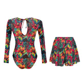 2026 Swimwear Women Long Sleeved Sun Protection One Piece Swimsuit Female's Sports Bathers Swimming Bodysuit Beach With Cover Up