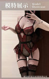 Sexy With Underwire One-Piece Bodysuits Pure Desire Small-Breasted Uniform Sleepwear Backless Deep V Sleeveless Bodysuits Z7HA