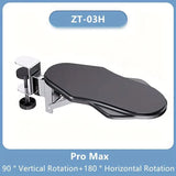 1pc Adjustable Ergonomic Arm Rest - Foldable Desk Extension with Rotating Wrist Pad for Home & Office Comfort Wrist Rest Support