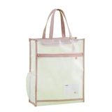 Clear A4 File Storage Bag Multi-layer Thickened Zipper Pouch Bag with Handle Large Capacity Art Portfolio Case