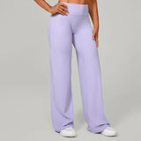 Women Straight Yoga Leg Bottoms Soft Stretchy Fabric Women's Yoga Pants GYM Sweat-Wicking Properties Running Sport Trousers