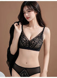 Japanese Sexy Lace Bralette Wireless Bra for Small Chest, Push Up, Side Coverage, Fights Sagging, New Trendy MOYISU Sexy Tushy B