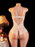 Erotic Sexy Lingerie Women Crotchless Sex Underwear Porn Babydoll Dress Hollow Hot Lace Sexy Bodysuit Lingerie Exotic Costume