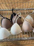 French Bralette Front Button, Thin Straps Triangle Cup Sml Chest, Seamless Beautiful Back Lingerie, Summer Lightweight Wirefree
