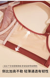 Women's French Pure Desire Lace Lingerie Set - Rabbit Ear Cup Thin Push Up Bra Minimizer for Large Bust