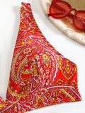 2026 Drawstring Bikinis Strappy Swimsuit Women Sexy Printed Swimwear Female Bathers Swimming Bathing Swimming Swim Suit