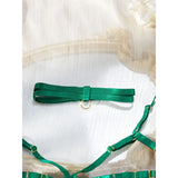 Toucheart Hollow Out 4-piece Sexys Set Transparent Lingerie For Women Underwear See Through Lingerie Sets Female Sexy Costumes
