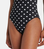 Women's Polka-Dot One Piece Swimsuit with Skirt 2025 Sexy Monkini Trendy Swimwear for Summer Beach Lovers Bathing Suit