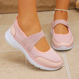 Pink Slip On Breathable Flats Women 2026 Plus Size 43 Soft Sole Platform Sneakers Woman Comfortable Non Slip Casual Shoes Female