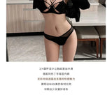 Sexy Tushy Bodysuit for Women Halter Neck Sheer Open Back Sensual Jumpsuit Push Up Gathers Breasts Anti Sagging Underwear MOYISU
