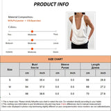 Light Luxury Comfortable Women U-neck Vest Top 2025 Spring and Summer Girls Breathable Soft Satin Lining Sleeveless Inside Top