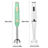 New Electric Blender EU/US/UK Plug Stirring Rod Mixer Stainless Steel Stick Hand Blender Food Grade for Baby Food Baking Kitchen
