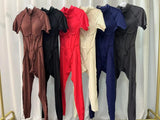 With Zipper Hollow Back Yoga Jumpsuit Sportswear Women Gym Clothes Running Fitness Yoga Backless Bodysuit