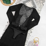3 Pieces Women's Sexy Bikini Set 2025 New Swimwear Long Dress Cover up Female Beachwear Bathing Suit Summer Swimming Outfit