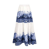 New Swimsuit High-End Design 2Pcs Floral Print Ruffle Slimming Holiday Sexy Hot Spring One Piece Swimsuit for Women