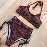 Bandage Bikini Sport Swimwear Women Swimsuit High Waist Bikini Set Push Up Maillot De Bain Femme Beachwear 2026 Bathing Suit