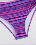 2026 Strappy Drawstring High Waist Bikini Women Stripe Swimwear Female Sexy Swimsuit Bather Bathing Swimming Swim Suit Beachwear