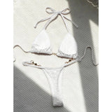 S- XL Leopard Halter Mini Micro Thong Bikini Women Swimwear Female Swimsuit Two-pieces Bikini Set Bather Bathing Suit Swim V5207