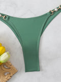 Triangle Halter Thong Bikinis 2026 Women Sexy Swimsuit Solid String Swimwear Female Bathers Bathing Swimming Swim Suit Beachwear