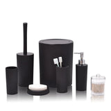 Modern Plastic Bathroom Accessories Set With Soap Dish And Toothbrush Holder