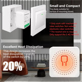 WIFI/ZigBee Smart Mini Smart Light Switch 2 Way Control Breaker Relay 16A Smart Life APP Voice Control For Tuya Alexa Google