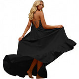 Women Fashion Oversized Dress For Womens Summer Trendy Solid Color Sleeveless Backless Dresses Beach Holiday Wear Sundress