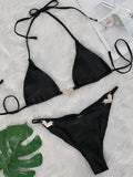 Scrunch Butt Rhinestone Diamond Bikini Female Swimsuit Women Thong Swimwear Two-pieces Bikini Set Mini Micro Bathing Suit Swim