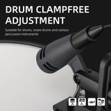 Instrument Microphone E608 7-Piece Wired Drum Mic Kit Dynamic Kick Bass Tom/Snare Cymbals Use For Drums Vocal Band DJ Stage Inst