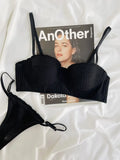 Japanese Manga Minimizer Bra Half Cup Demi Style Wireless Comfort Support Anti Sagging Lingerie Set for Large Bust 32-38 AB USA
