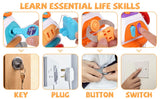 Baby Busy Board Cube Montessori Sensory Activity Toy