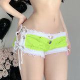 Summer Sexy Women Shorts Hot Denim Pants Female Girls Sea Sand Beach Bar Night Club Holes Casual Charming Elegant Beautiful B01P