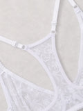 3-Piece Plus Size Lingerie With Lace Front Buttons For Women Brassiere  Adjustable Underwear Comfort And Breathability Bra
