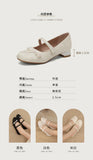 New Chinese Style Mary Jane Women's Shoes Hot Sale Of The Season Spring Summer Fairy Tale Cheongsam Shoes Beautiful Thick Heel