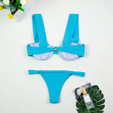 3 Pieces Women's Sexy Bikini Set 2025 New Swimwear Long Dress Cover up Female Beachwear Bathing Suit Summer Swimming Outfit
