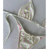 Sexy Print Micro Bikini 2026 Women Swimsuit Solid Swimwear Thong Bikinis Set Brazilian Beach Wear Bathing Suit Biquini Female