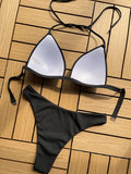 2025 Halter Bra Cup Bikini Women Swimsuit Female Push Up Swimwear Two Pieces Bikini set Brazilian Bather Bathing Suit Swim Lady