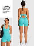 Summer Rompers Sportswear Woman Gym Combi-pants Women Jumpsuits Sport Yoga Clothes Female Fitness Overalls Shorts Bodysuit
