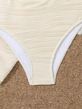 Sexy Black Beige Mesh Skirt 3 Piece Bikini Set 2025 Women Summer Metal U Wire Push Up Swimwear Bathing Suit Holiday Swimsuit