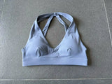 Sports Bra Gathered Neck Hanging Style Backless Tight Yoga Bra Women's Top Fitness Outdoorsports Pilates Training Gym Workout