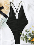 Snake Skin Extreme Mini Micro Thong Swimsuits Cross Backless Women Swimwear One Piece Swimsuit Female High Cut Bathing Suit Swim