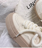 Women's Shoes White  New Canvas Shoes Breathable Comfortable Platform Outdoor Casual Sports Shoes Zapatillas De Mujer