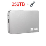 High-speed SSD 256TB USB 3.0 Enclosure Mobile Hard Drive Cases for SSD External Storage HDD Box With USB Cable ABS Tools