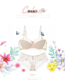 Aesthetic French Lace Minimizer Bra - Thin Strap Bralette Reduces Full Bust, Elegant Lift & Seamless Design MOYISU Sexy Panty BB