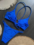 2026 Miyouj Push Up Bikinis New Two Piece Suit Bathsuit Sexy Bikini Sets Hollow Out Swimsuit String Bathwear Low Waist Swimwear