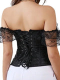 Lace Strap Court Style Shaping Top Tummy Control Waist Cincher Outerwear Trendy Shaping Slimming Tight Fishbone Underwear AYPC