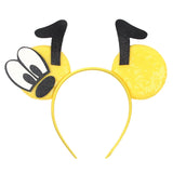 Disney Festival Party Cosplay Mouse Ears Headband 3.3" Ears Glitter Hairband Without Bow For Boys DIY Cartoon Hair Accessories