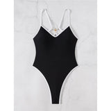 Extreme String Mini Micro Thong Women Swimwear One Piece Swimsuit Female Backless Pearls Padded Bather Bathing Suit Swim K7410