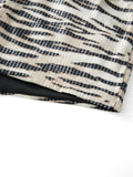 Women's Summer Hot Shorts Zebra Print Low Waist Sequin Short Pants Streetwear for Party