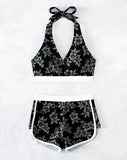 2026 High Waist Bikinis Women Padded Halter Swimwear Female Sexy Sporty Swimsuit Bathers Bathing Swimming Swim Suit Beachwear